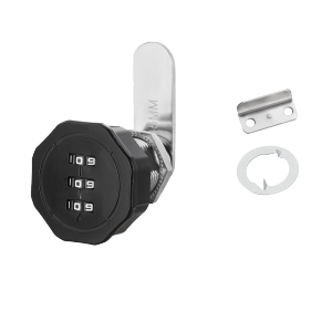 20mm 30mm Kunci Lemari Kode 3 Digit Zinc Alloy Untuk Laci / Lemari