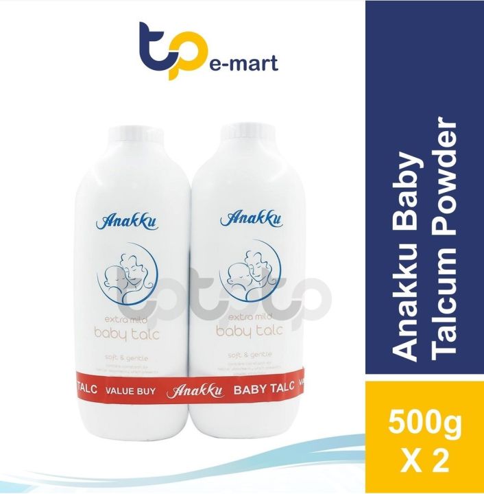 Anakku Baby Talcum Powder 500g x Bedak Talkum Bayi Lazada