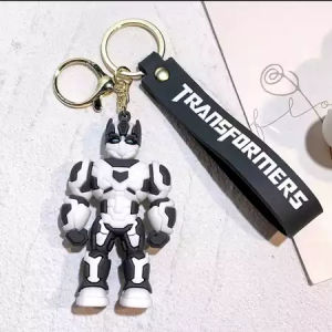 Gantungan Kunci 3D Karakter Transformer lucu Keychain Karakter Lucu