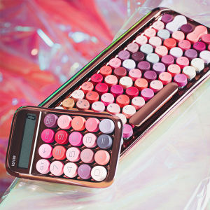 Lofree Calculator Dot Digit Calculator School  Office Equipment Calculators Portable Mini Calculator  Mechanical Dot Calculator  Gift  Rose Gold Blue White Calculator