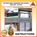 Car Auto Retractable Sun Shield / Shade Windshield Window Sunshield Sunshade 3 Sizes Available ( 40 x 60 cm / 50 x 125 cm / 58 x 125 cm / 68 x 125 cm ) Anne Car Accessories Accessory. 
