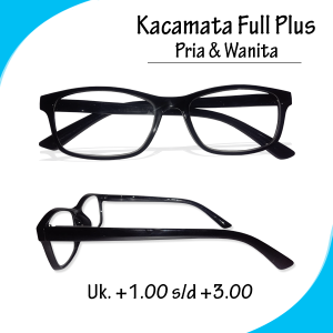 Kacamata Plus (+) 1.00 sampai 3.00 Rabun Dekat Sekaligus Lensa Anti Radiasi Komputer Laptop TV HP Cocok Untuk Pria Wanita FRAME KOTAK ENGSEL PER- ANTIRADIASI PLUS MURAH