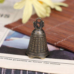 💕 Store opening 💕 Antique Bell Chinese Mini Sculpture Pray Guanyin Buddha Bell Shui Feng Bell