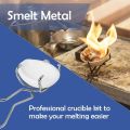 (DQKN) 1 Set Molten Gold Bowl Melting Furnace Clamp Silver Melting Kit Metal Casting Kit for Melting Metal Crucible Tong. 