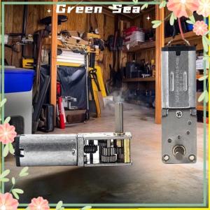 Green sea 1Pcs DC 3V-6V 5V 10RPM Slow Speed Large Torque Reduction Motor Right Angle D-shaft Car Robot Mini N30 Full Metal Gearbox Gear Motor