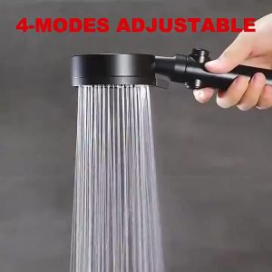 Update High Pressure Shower Head Hose Set Water Saving Adjustable Showerhead Handheld Spray Nozzle Bathroom