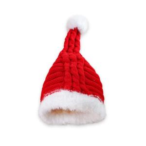 Christmas Hat for Dog Hat Soft Knitted Fabric Warm Weather Pet Hat For Holiday Outfits And Outdoor Tasks