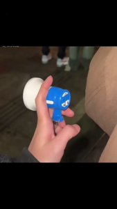 Small Megaphone Speaker Voice Changer Toy with Recording Microphone Musical Trumpet Toy Megaphone Pendant Keychain