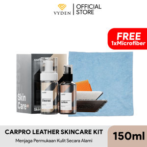 CARPRO SKIN CARE Kit Perawatan Pembersih Pelembab Jok Trim Kulit Asli
