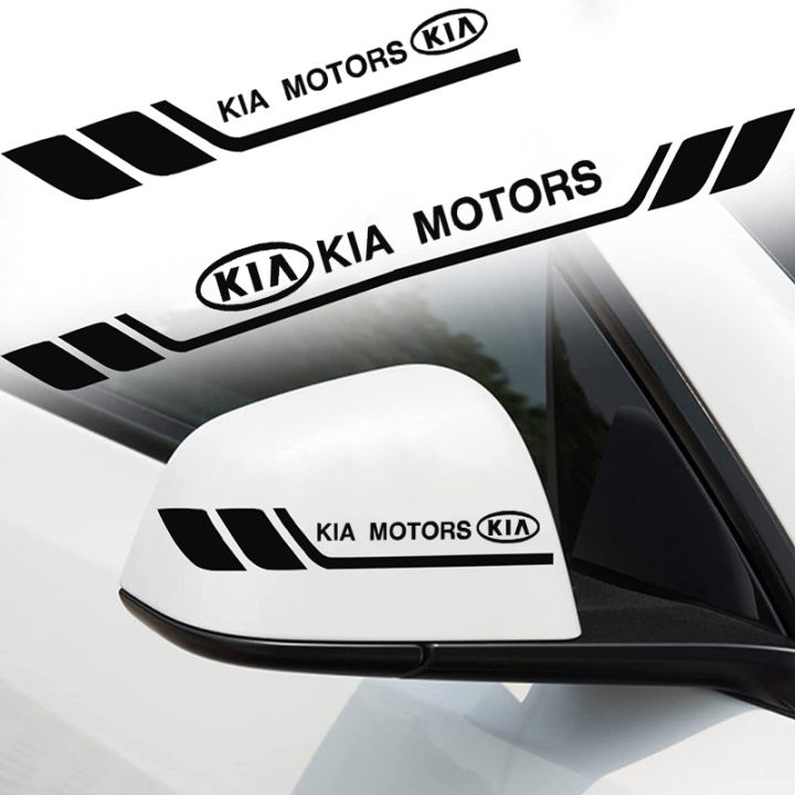 Optima Stickers 2Pcs Car Door Side Skirt Stickers Waterproof Racing Sport Style Auto ...