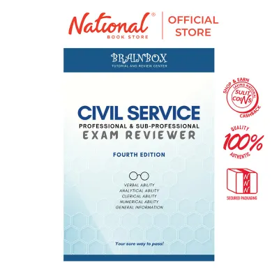 Brainbox Civil Service Exam Reviewer 4th Edition by Ma. Faye M. Colas-Gayo - Trade Paperback