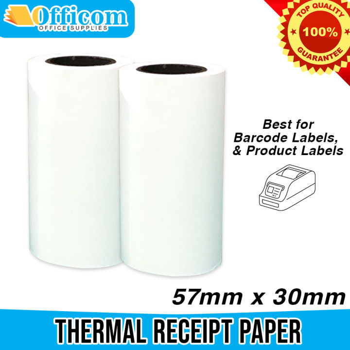 Thermal Receipt Paper 57mm x 30mm Size Cash Register Paper
