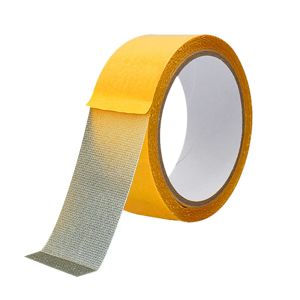 BEST SELLER HIGH ADHESIVE STRENGTH DOUBLE-SIDED MESH DUCT TAPE | 2CM X 10 M | Heavy Duty Universal Strong Multifunctional Adhesive Mesh Duct Tape | Super Sticky Household Clear Tape | Fiberglass Tear Resistant Cloth Double-sided Tape | Multi Purpose Tape