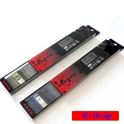 Thẻo Câu ĐÀI Hộp 10 bộ thẻo đôi Buộc Sẵn Chuyên Câu Đài đủ size từ 1 đến 10