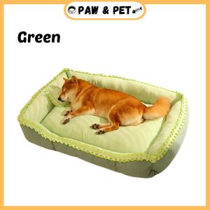 Pet Cat Dog Bed M/L/XL/XXL Soft Lace Bed Smooth Cushion Universal Sleeping Nest for Small and Medium Size Pet