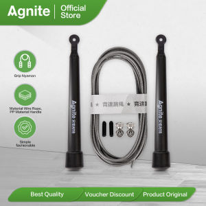 Agnite Jump Rope / Skipping Rope/ Tali Skipping / Tali Lompat Tali Wire Rope Alat Olahraga High Quality Berkualitas Murah F4137