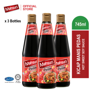 [Bundle] Mahsuri Kicap Manis Pedas (745ml x 3)