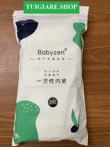 Quần lót Cotton 100% tiệt trùng an toàn đáy quần 2 lớp Bộ 5 chiếc dùng một lần tiện dụng khi đi du lịch hoặc mẹ bầu sau sinh