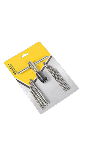 9pcs Mini Hand Tap Thread Tap Die Tool Set M4 M5 M6 M8 Drill 2.5mm 3.3mm 4.2mm 5.0mm(M3-M6)