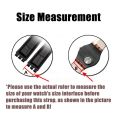 21mm Genuine Cowhide Watch Strap for Swatch YVB404 YVS400 YVS45 Men Stainless Steel Pin Buckle Watch Band Bump Bracelet. 