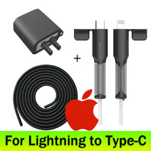 BlueWow CP10 Original Data Line Protector For iPhone/Android USB Charger Cord Saver Wire Winder Protection Soft Silicone Cable Protector Tool