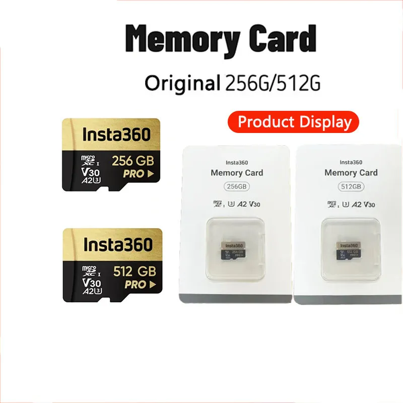 🇸🇬 STOCK】Authentic Insta360 256 512 GB Micro SD Memory Card For