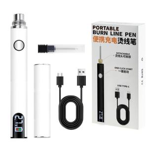 USB Rechargeable Wax Shaping Tool Creative Crafting Tool Burning Pen Set Suitable for Crafting and Making