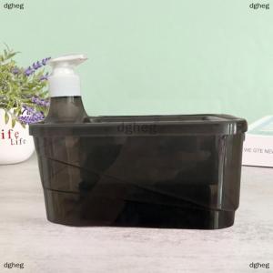 [COD] dgheg 2-in-1 Liquid Soap Dispenser With Dishwashing Brush Hand Soap Dispenser Automatic Soap Dispenser And Scrubber Holder With Sponge