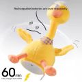 Dancing Duck Electric Duck Plush Toy Singing English Version Dancing Talking Duck Duck Stuffed Toy Interactive Repeating Talking Duck Kids Gift. 