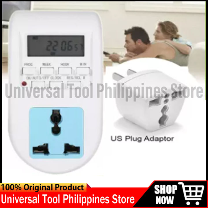 Digital Timer AL06 Electronic Digital Mains EU Plug In Timer Switch