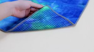 Yoga Mat Non-slip Fitness Blanket Sweat Absorbent Foldable Portable Pilates Exercise Sports Travel Towel 183*63CM