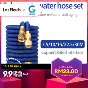 Gbest Hose Pipe Garden Watering Sprinkler System garden expandable water hose Magic Hose High Pressure Flexible Telescopic Hose water paip outdoor