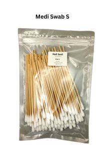 (SG Seller) Sterile Medical Swab Pets 6" 15cm long XS - XL CE & ISO Cert ETO gas Cotton Ear Bud/Swab for infected ears for PETS (Used by vets & animals clinic)