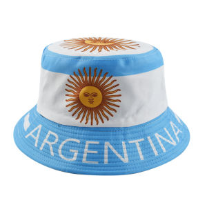 Hot-selling World Cup flag bucket hat with national flag elements Mexican hat print LOGO Baseball Cap