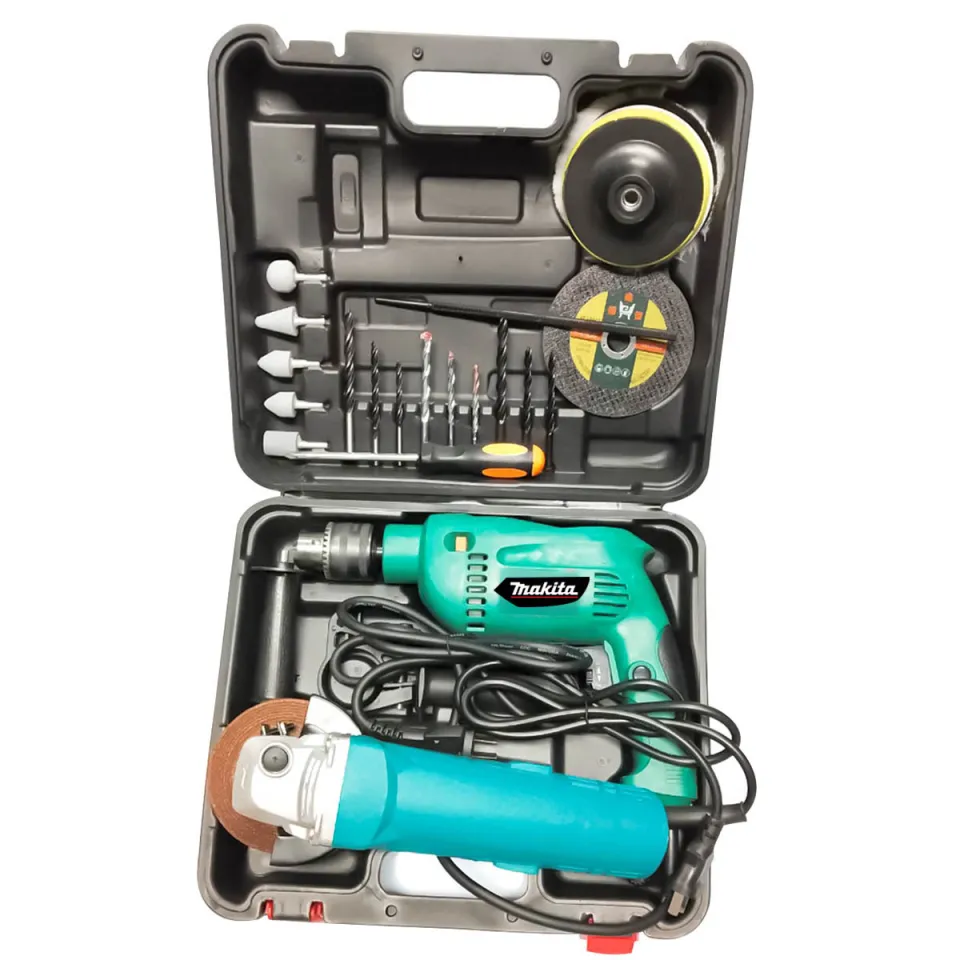 Makita Electric Drill Set Drill And Grinder And Drill Set Grinder