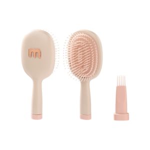 SINGLE with Comb Cleaning Claws Air Cushion Comb Anti Static Hair Care Makeup Comb Massage Oval Round Hairdressing Combs Women