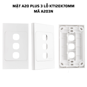 (MPE) Mặt công tắc hạt công tắc A20 A60 đế âm đơn đế nổi đơn