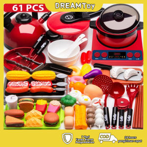 DREAMToy Mainan Masak Masakan Anak Perempuan Kitchen Set Mainan Anak Masak Masakan Mainan Anak Perempuan Kompor Mainan Anak Bisa