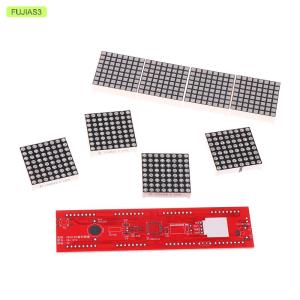 FUJIAS3 LED Music Spectrum Kit Dot Matrix Clock DIY Parts Electronic Welding Pick Up Rhythm Light