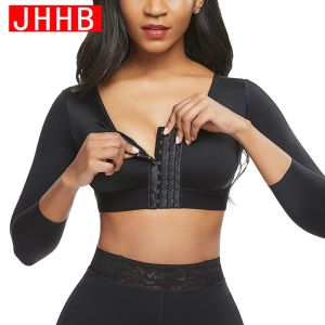 Arm Shaper for Women Post Surgery Push Up Bra Compression Sleeves Slimming Arm Front Closure Seamless Shapewear