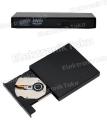 DVD Drive Eksternal Slim Portable Optical Drive Writer Burner Rewriter CD ROM Drive / DVD RW External CD Writter Burning Slim / Untuk PC / Laptop / Komputer Laptop Colorfull Serie. 