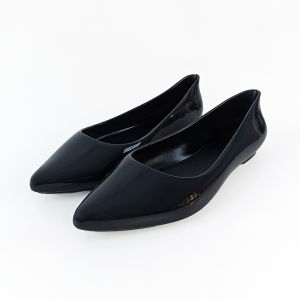 Sampai7an SPT-31 Sepatu Flat Jelly Shoes Wanita Wedges Glossy Kasual Woman Shoes Fashion Kerja Cewek Terbaru COD
