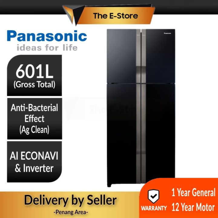 (Delivery for Penang ONLY) Panasonic 601L 4 Door ECONAVI Inverter