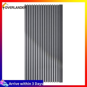 【Fast Shipping】 Bathroom Magnetic Shower Curtain Waterproof Foldable Design Modern Bathroom Accessory