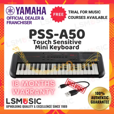 Yamaha PSS-A50 37-Key Portable Electronic Keyboard Yamaha Mini Keyboard Mini Piano Electronic Keyboard Piano ( PSSA50 / PSS A50 ) keyboard piano yamaha murah piano for kids