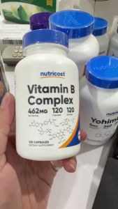Nutricost Vitamin B Complex Bronson Vitamin B Complex With Vitamin C bổ sung vitamin giảm căng thẳng mệt mỏi hỗ trợ SK - ✓ Tăng cường hệ miễn dịch của cơ thể. ✓ Hỗ trợ quá trình sản xuất hormone. ✓ Giảm nguy cơ mắc các bệnh lý về tim mạch.