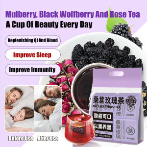 Mulberry Black Goji Berry Rose Tea for All Seasons Suitable for Adults Boosts Energy and Blood Circulation Improves Sleep and Immunity Rich in Amino Acids Sweet Aroma and Flavor