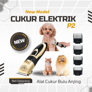 PROMO LAORENTOU Mesin Cukur Elektrik Bulu Hewan Dan Domba Grooming Hair Clipper Adjustable Cas