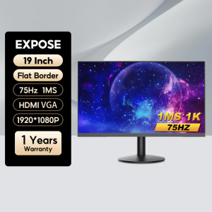 Expose จอคอมพิวเตอร์ 144HZ 4K 27 นิ้ว จอคอม 24 นิ้ว monitor 32 นิ้วจอโค้ง เต็มจอไร้ขอบ จอคอมพิวเตอร์ 165HZ LED IPS 1MS HDMI/DP/VGA รับประกัน 1ปี