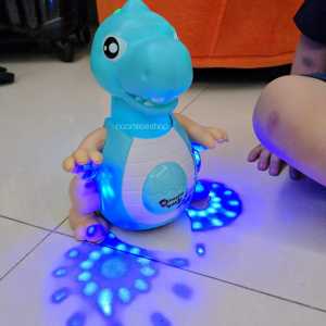 SWING DINOSAUR mainan robot dinosaurus mainan bayi mainan dinosaurus berjalan lampu musik hadiah ulang tahun dance hero